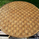 Rattan round table