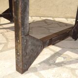 Riveted welder table