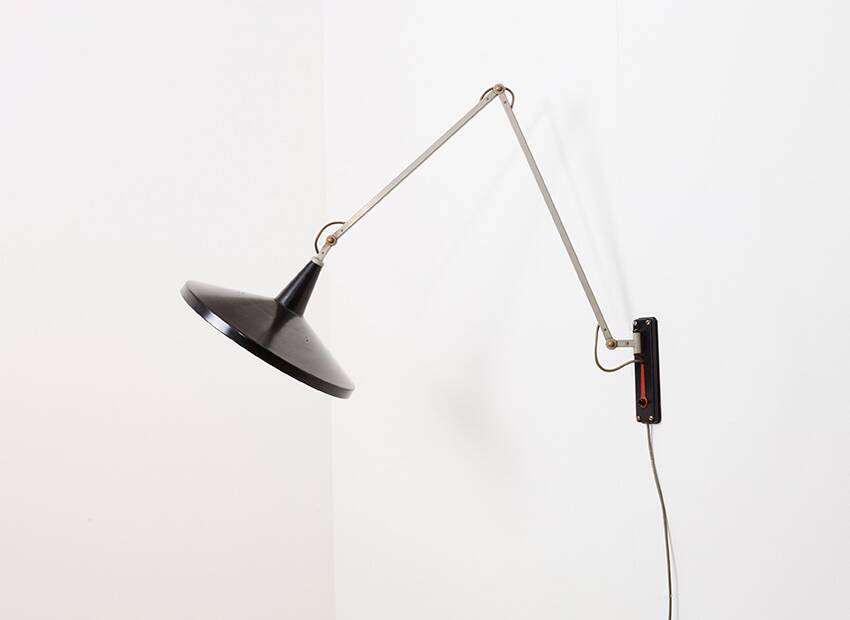 Wim Rietveld Panama Wall Lamp Model 4050 for Gispen 1955