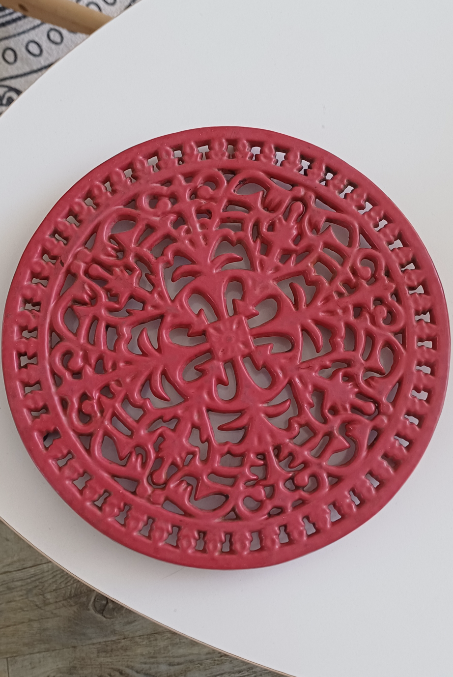 Dessous de plat en fonte