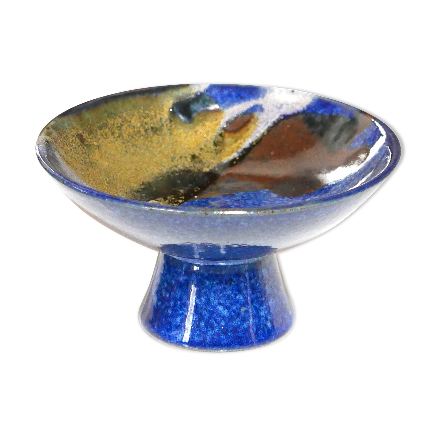 Empty ceramic standing pocket by Jean Cacheleux, 1970s