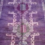 Moroccan carpet boujad purple - 182 x 305 cm