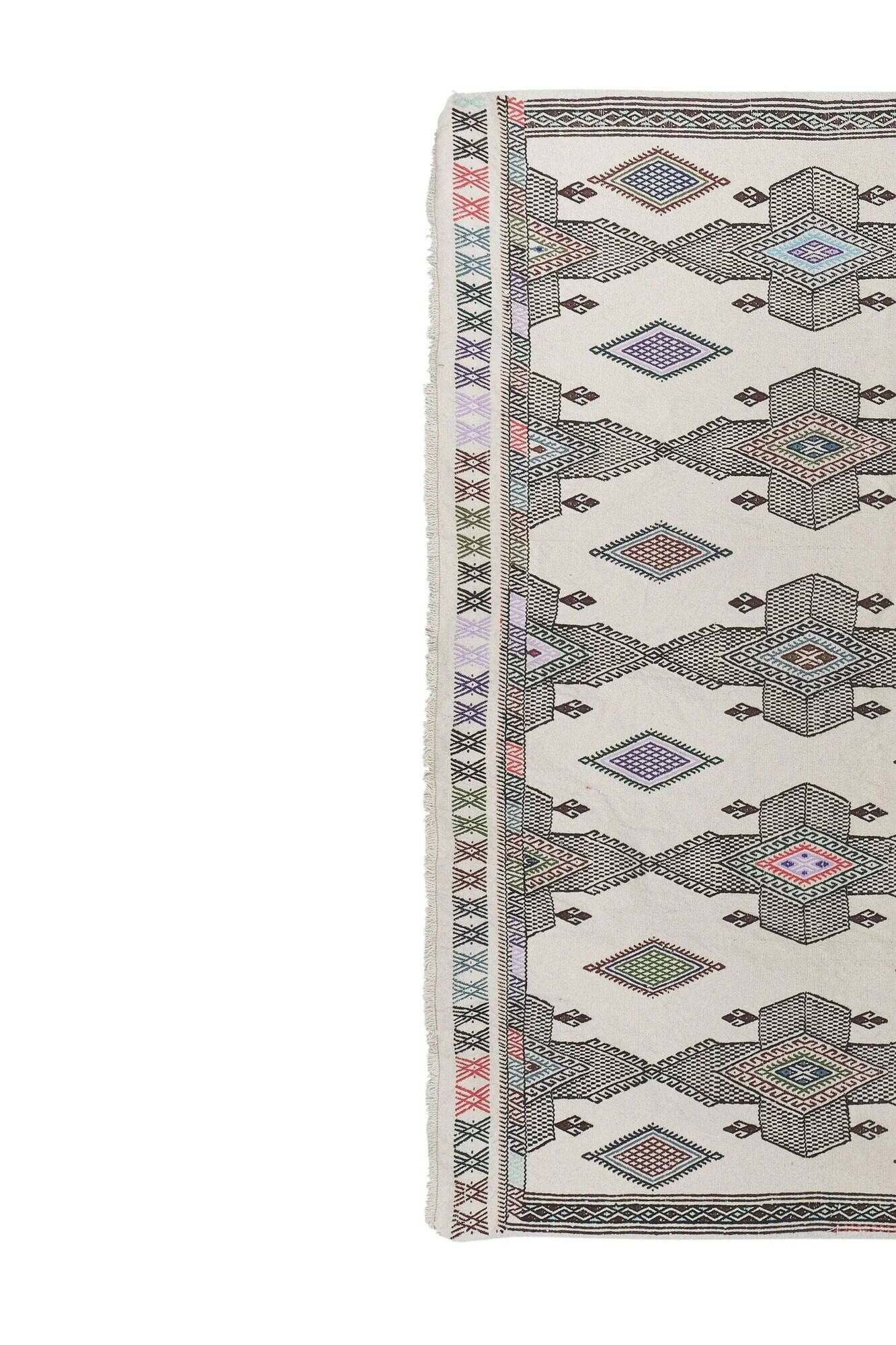 Vintage Turkish handmade rug 180x253 cm