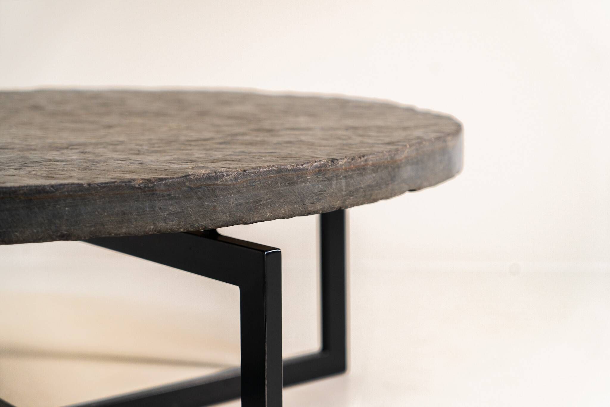 Table basse en ardoise norvégienne