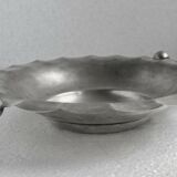 Coupe ou coupelle art déco moderniste en métal argenté estampillé - a voir !!!