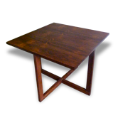 Table basse en palissandre de Rio des années 60