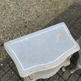 Pair of beech bedside tables