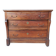 Secretary commode with a cross design from the Restoration period in walnut.