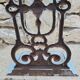 Art Nouveau cast iron umbrella stand – Deville, Pailliette & Cie, Char