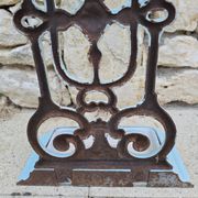Art Nouveau cast iron umbrella stand – Deville, Pailliette & Cie, Char