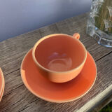 6 tasses en céramique maison Pagnossin Italie 