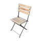 Chaise de jardin pliante bois et fer forgé