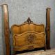 Louis XV Rocaille center bed in walnut circa 1880