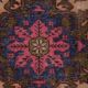 Vintage Turkish Oushak rug 135x220 cm