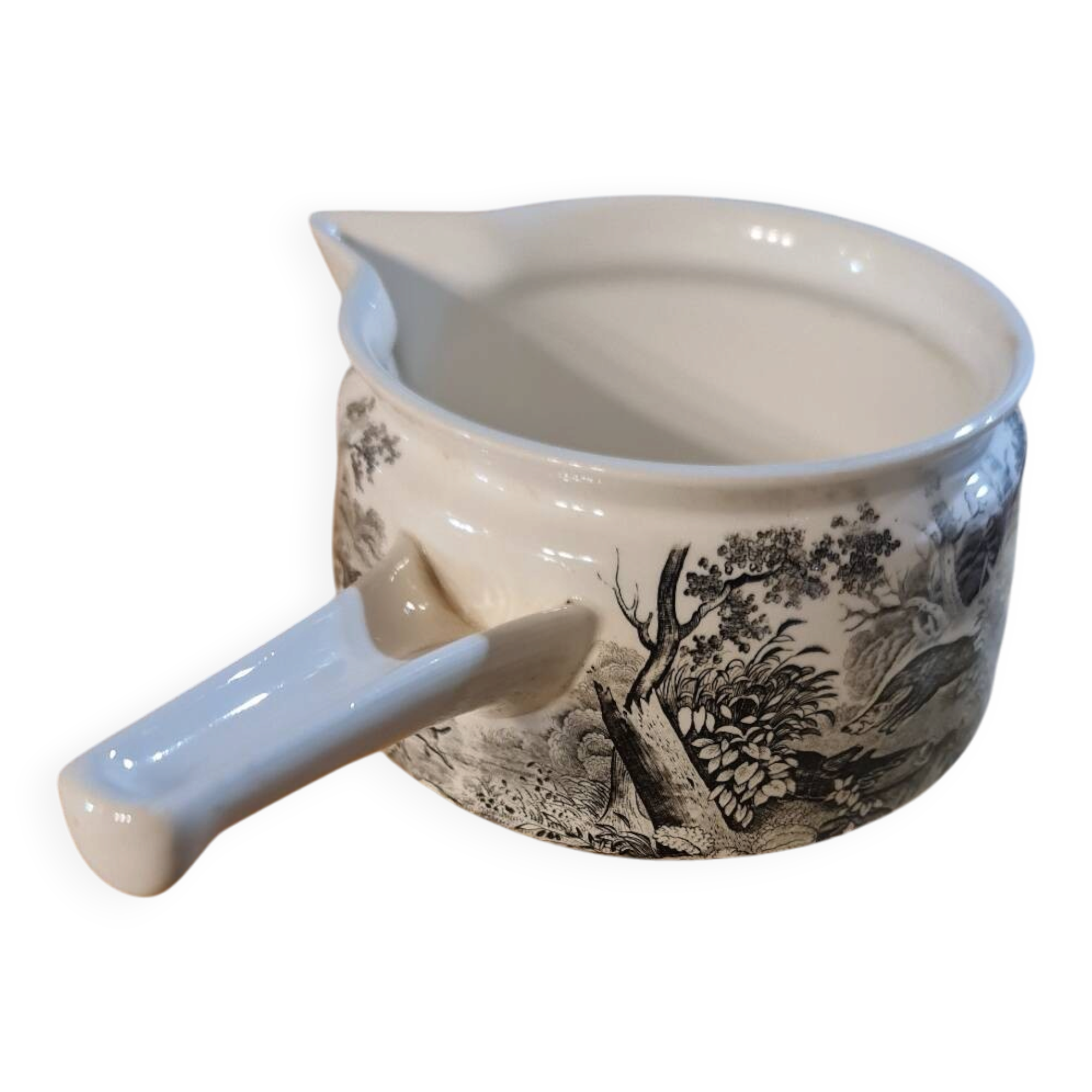 Villeroy & Boch Mettlach Artemis Hunter Dog Wild Boar Pot