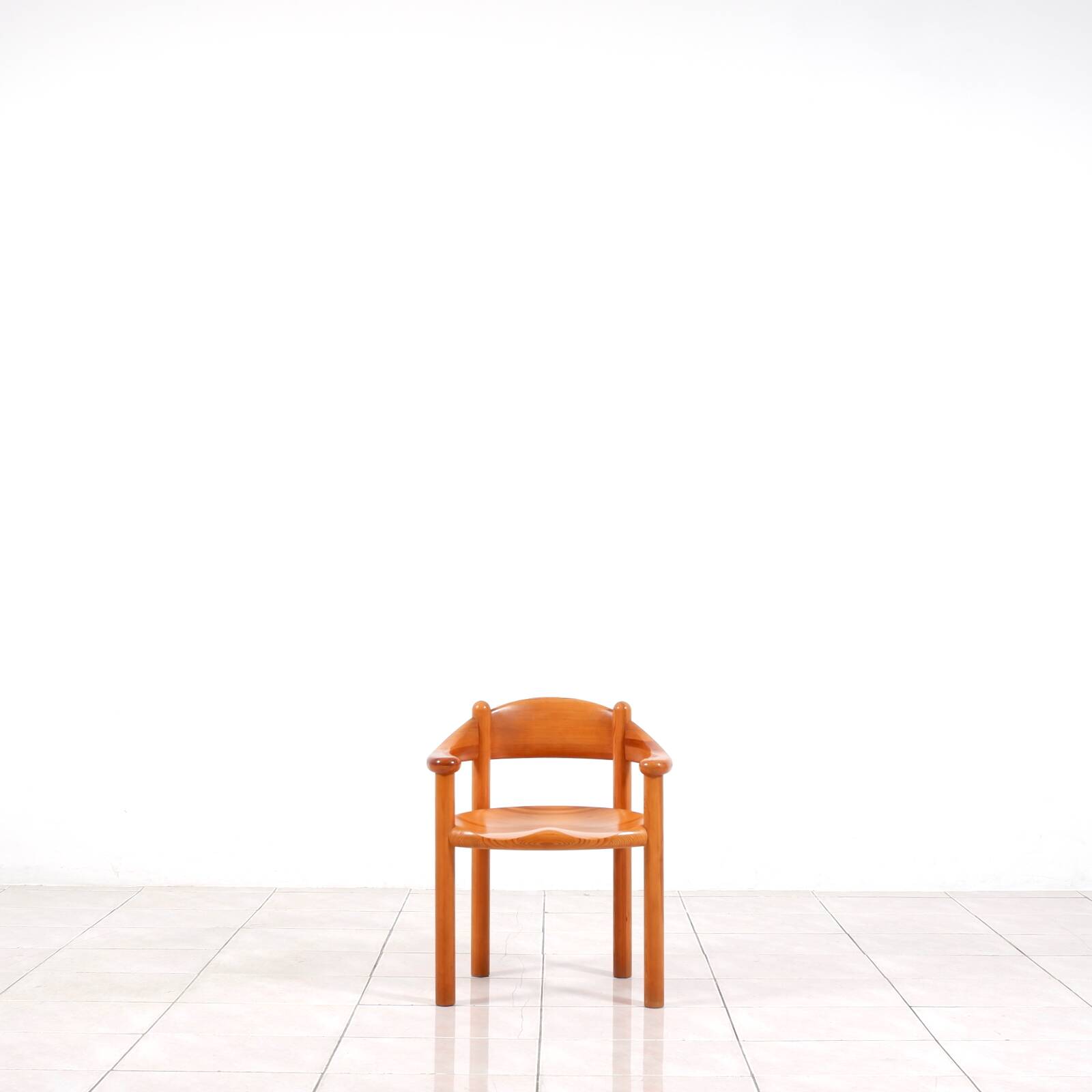 Set of 6 solid pinewood armchairs by Rainer Daumiller for Hirtshals Sawmill