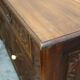 Carved pine sideboard, mountain folk art, 1950s