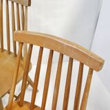 Suite of 4 vintage Scandinavian chairs 1960