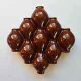 Rare Midcentury wall vase in ceramic, 1970s