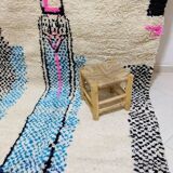 Tapis berbère marocain tribal coloré 255 x 158cm