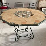 Marble mosaic table