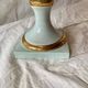 Old large porcelain lamp base - cashmere decor