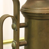 1950s brass table lamp