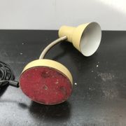 Beige metal desk lamp
