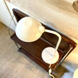 White metal desk lamp
