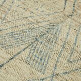 Handmade Tribal Decorative 254 cm x 288 cm Beige Wool Carpet
