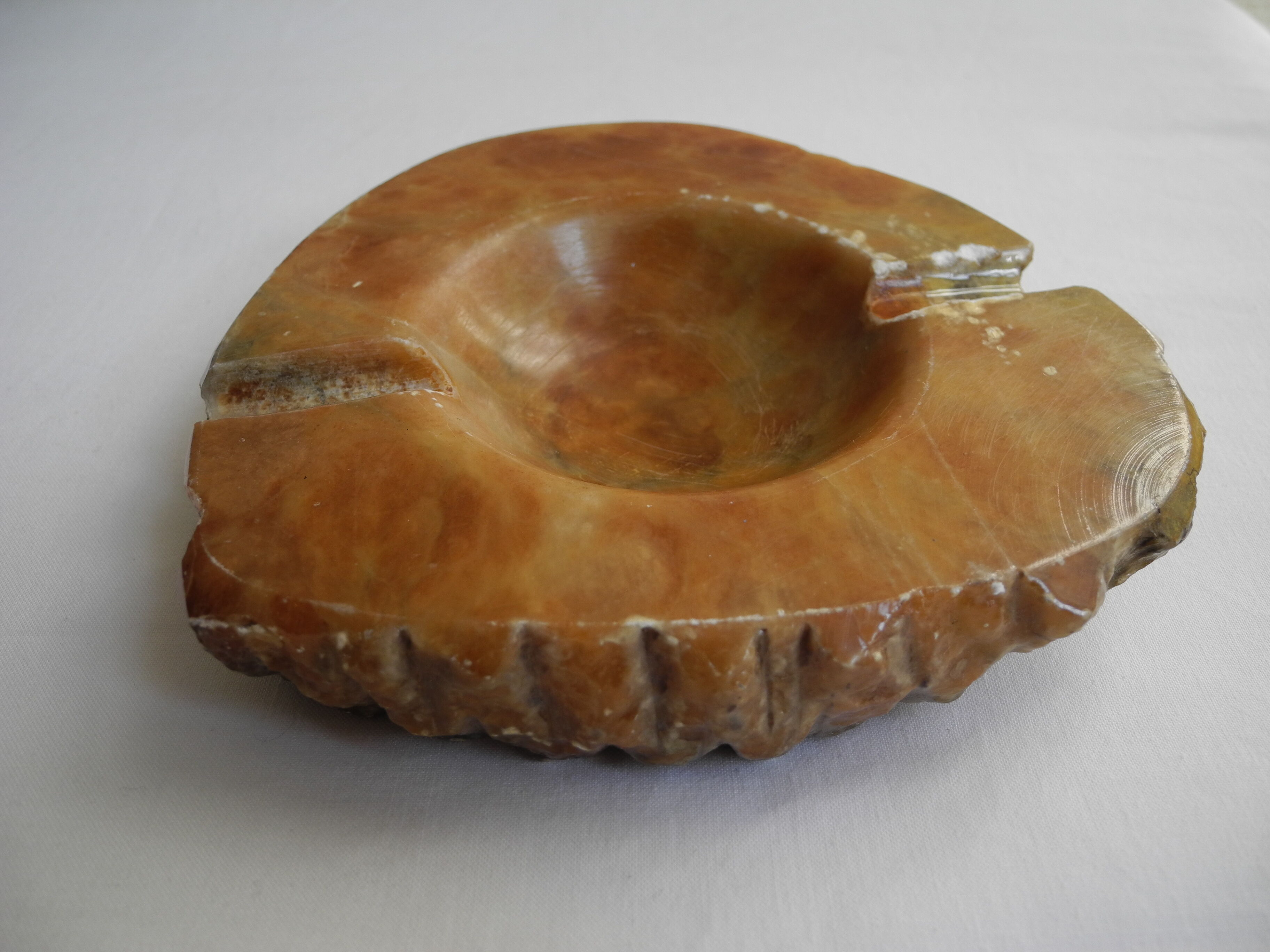 Vintage decorative alabaster ashtray alabaster ashtray empty pockets