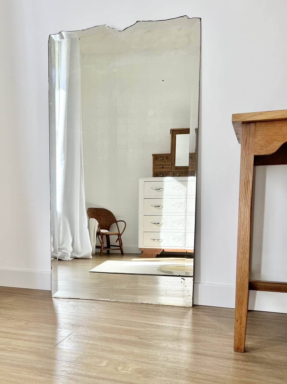 large art-deco mirror