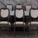 Dining Room Table and Mahogany Chairs by Fratelli Rigamonti, 1950s, Set of 7