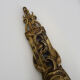 Pair of pharmacy storefront, doctor, caduceus bronze medicine. Early twentieth century