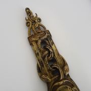 Paire de devanture de pharmacie, médecin, caducées médecine bronze. Début XXème
