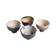 Set de 4 bols en céramique Raku