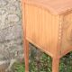 English-made enfilade in Louis XVI style with light wood veneers.