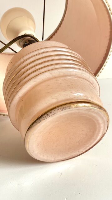 Clichy Glass Art Deco Lamp