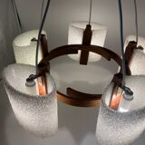 Scandinavian teak chandelier