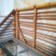 Lit banquette en rotin