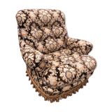 Vintage velvet armchair