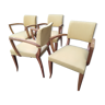Four armchairs style art deco