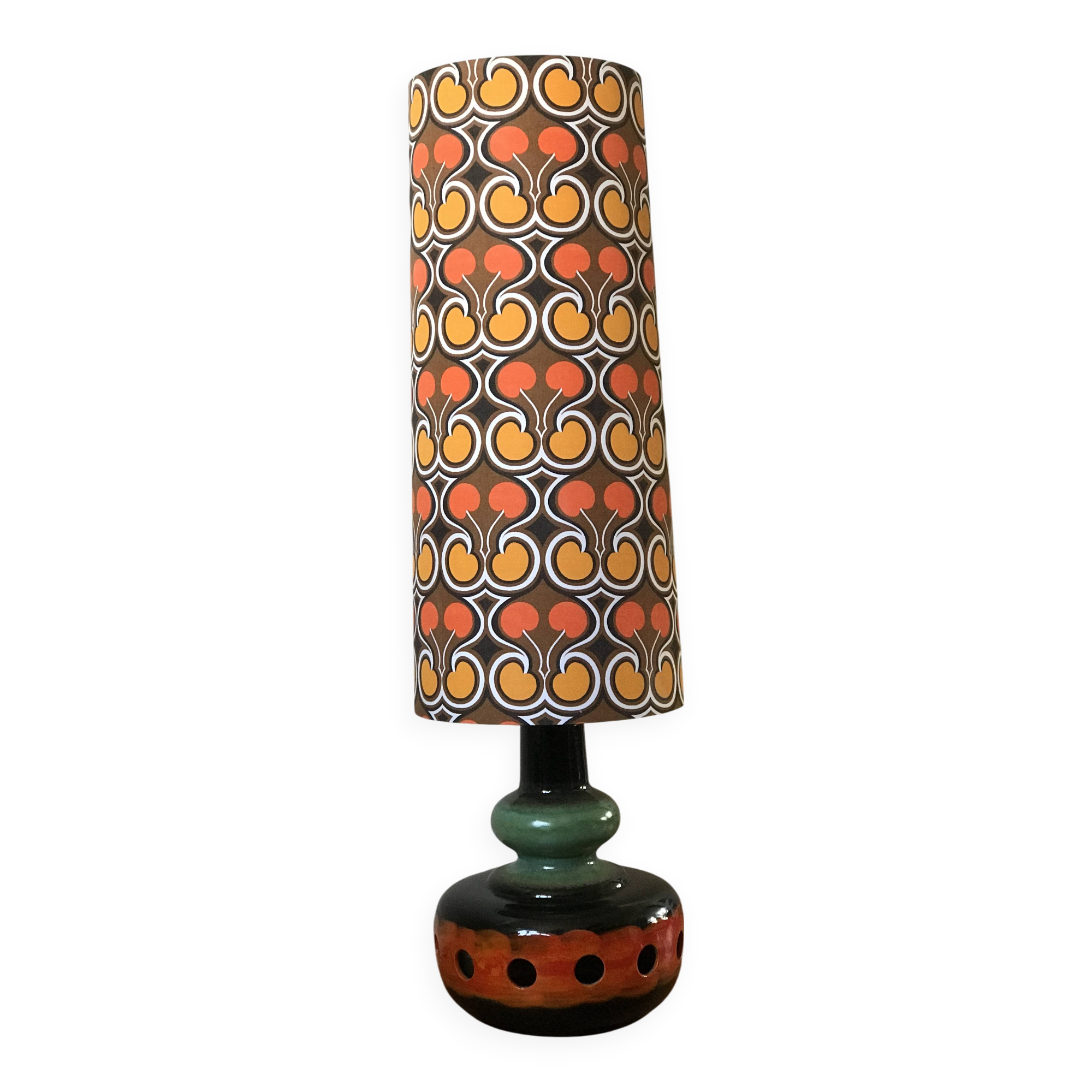 Ceramic floor lamp, 1970s
