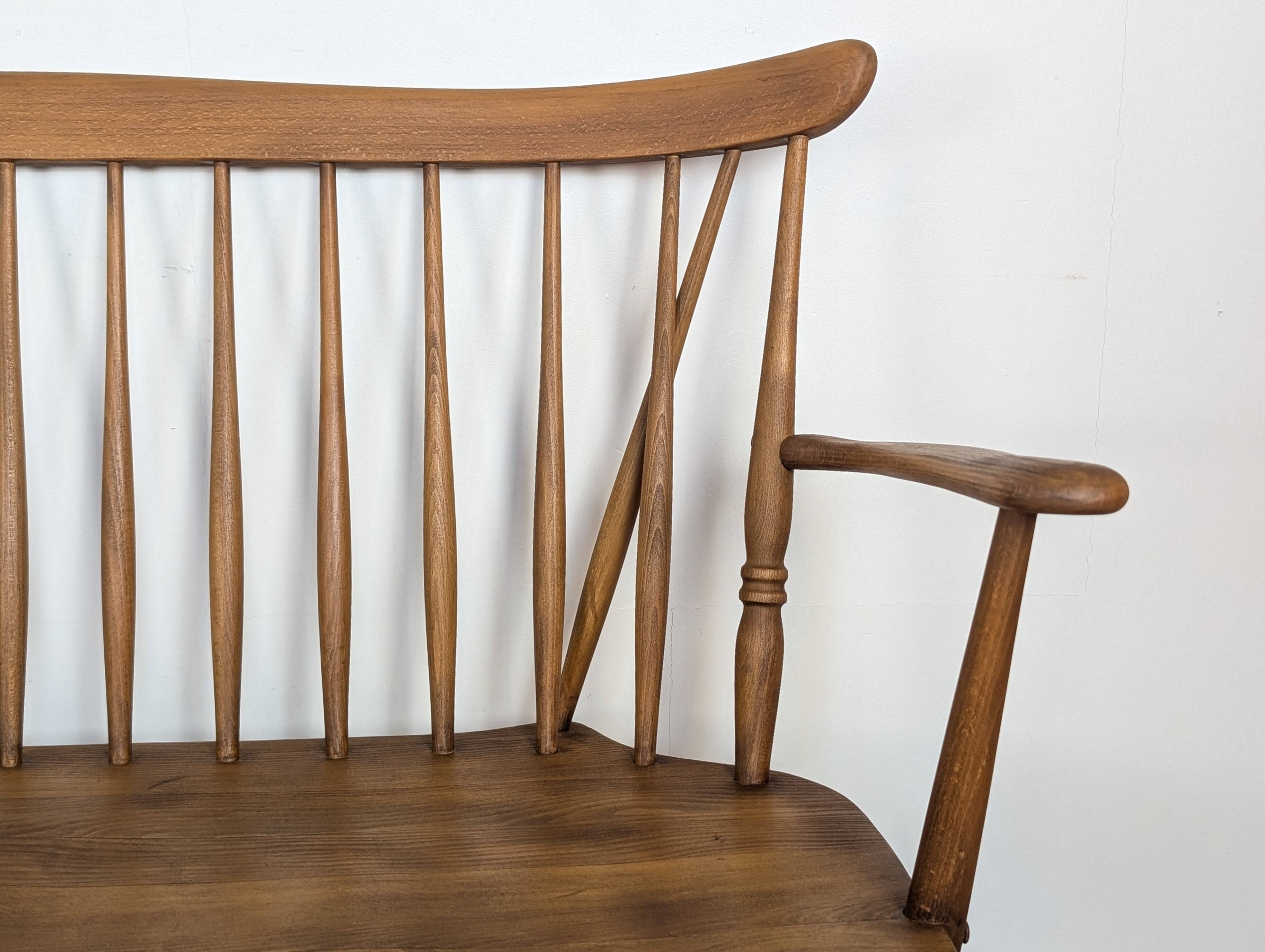 Bench, vintage bench in solid wood