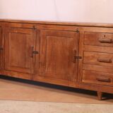 Old Burmese teak sideboard