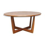 Table basse scandinave ronde, 1960