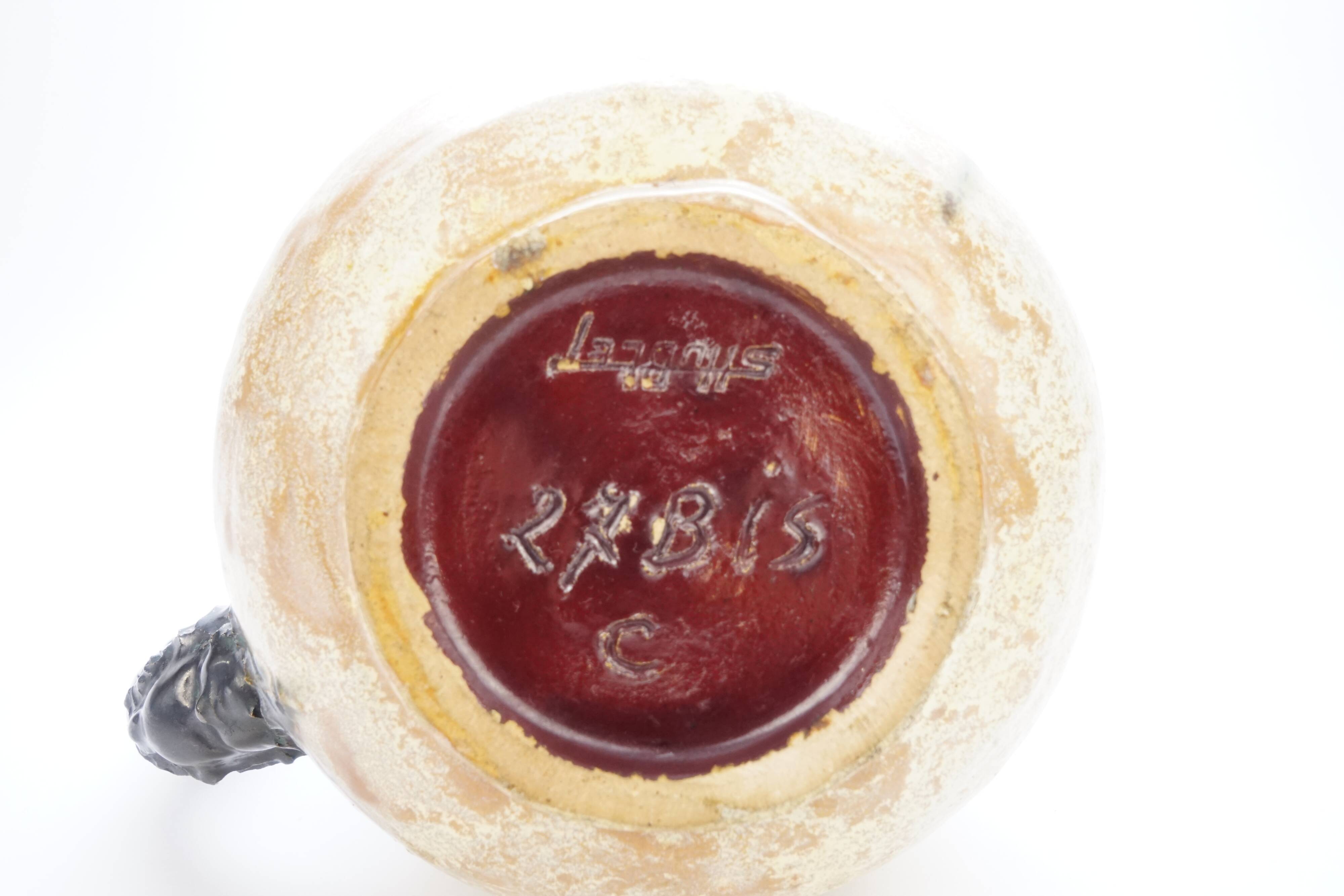 Sandstone pitcher, Sylvain Sttublet ( 1890 -1985 )