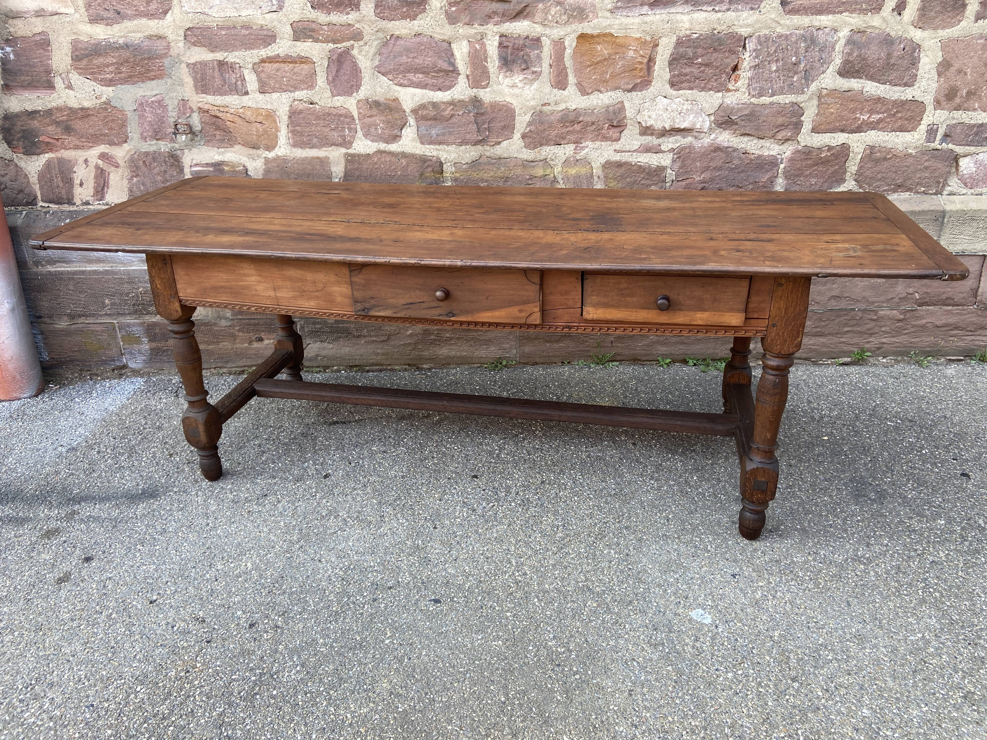 Large antique farmhouse table