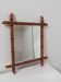 Miroir bambou, vintage, 41 par 48cm