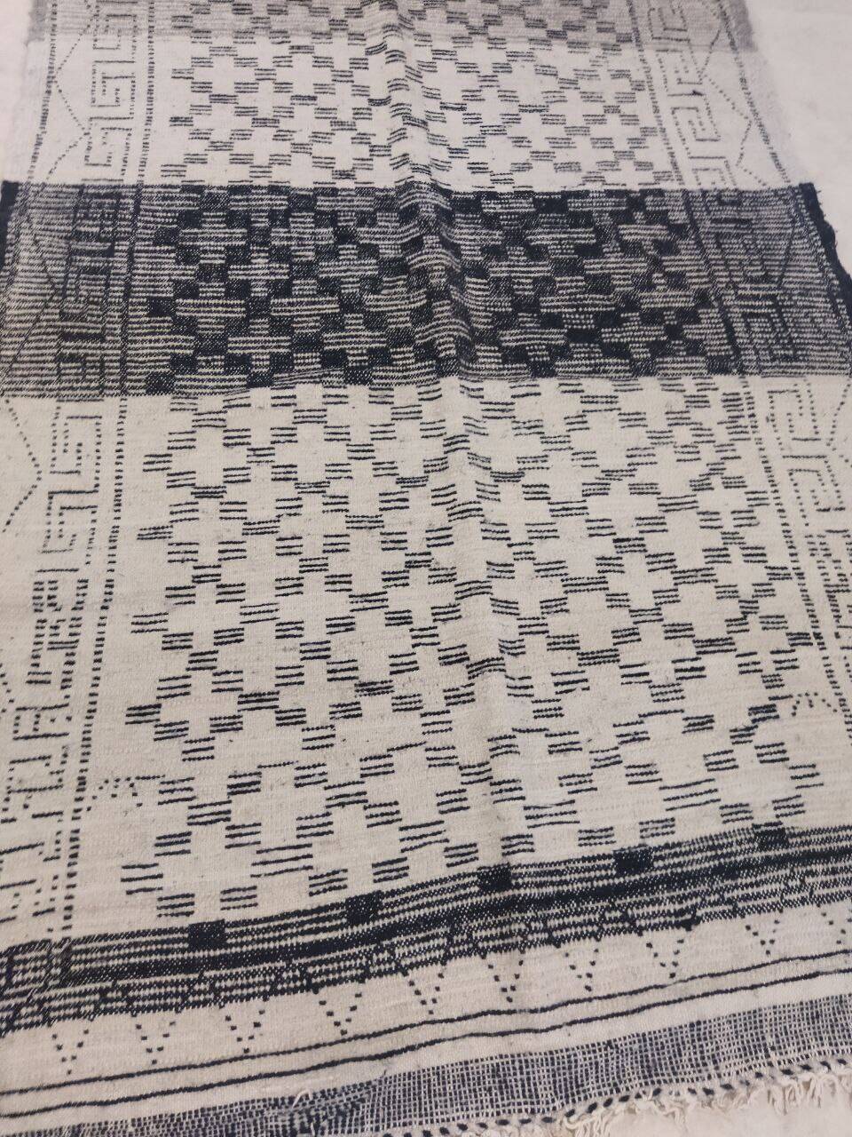Handmade Moroccan Berber rug 345 X 125 CM